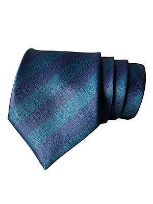 Green & Blue Striped Necktie Green & Blue Striped Necktie