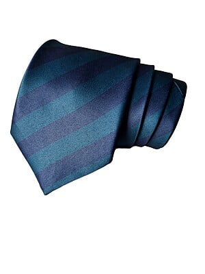 Green & Blue Striped Necktie Green & Blue Striped Necktie