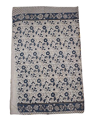 Mustard & Red Kalamkari Cotton Saree with Printed Blouse Mustard & Red Kalamkari Cotton Saree with Printed Blouse