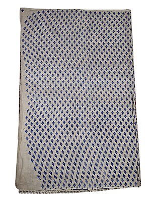 Maroon Kalamkari Cotton Saree with Unstitched Blouse Maroon Kalamkari Cotton Saree with Unstitched Blouse