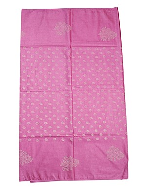Pink Unstitched Batik Print Silk Salwar Suit Dress Material with Dupatta Pink Unstitched Batik Print Silk Salwar Suit Dress Material with Dupatta