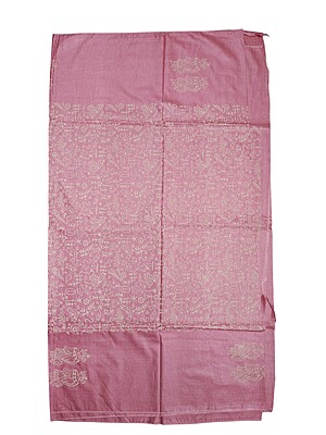 Light Plum Unstitched Block Print Silk Salwar Suit Dress Material with Dupatta Light Plum Unstitched Block Print Silk Salwar Suit Dress Material with Dupatta