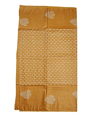Pink & Yellow Unstitched Batik Print Silk Salwar Suit Dress Material with Dupatta Pink & Yellow Unstitched Batik Print Silk Salwar Suit Dress Material with Dupatta