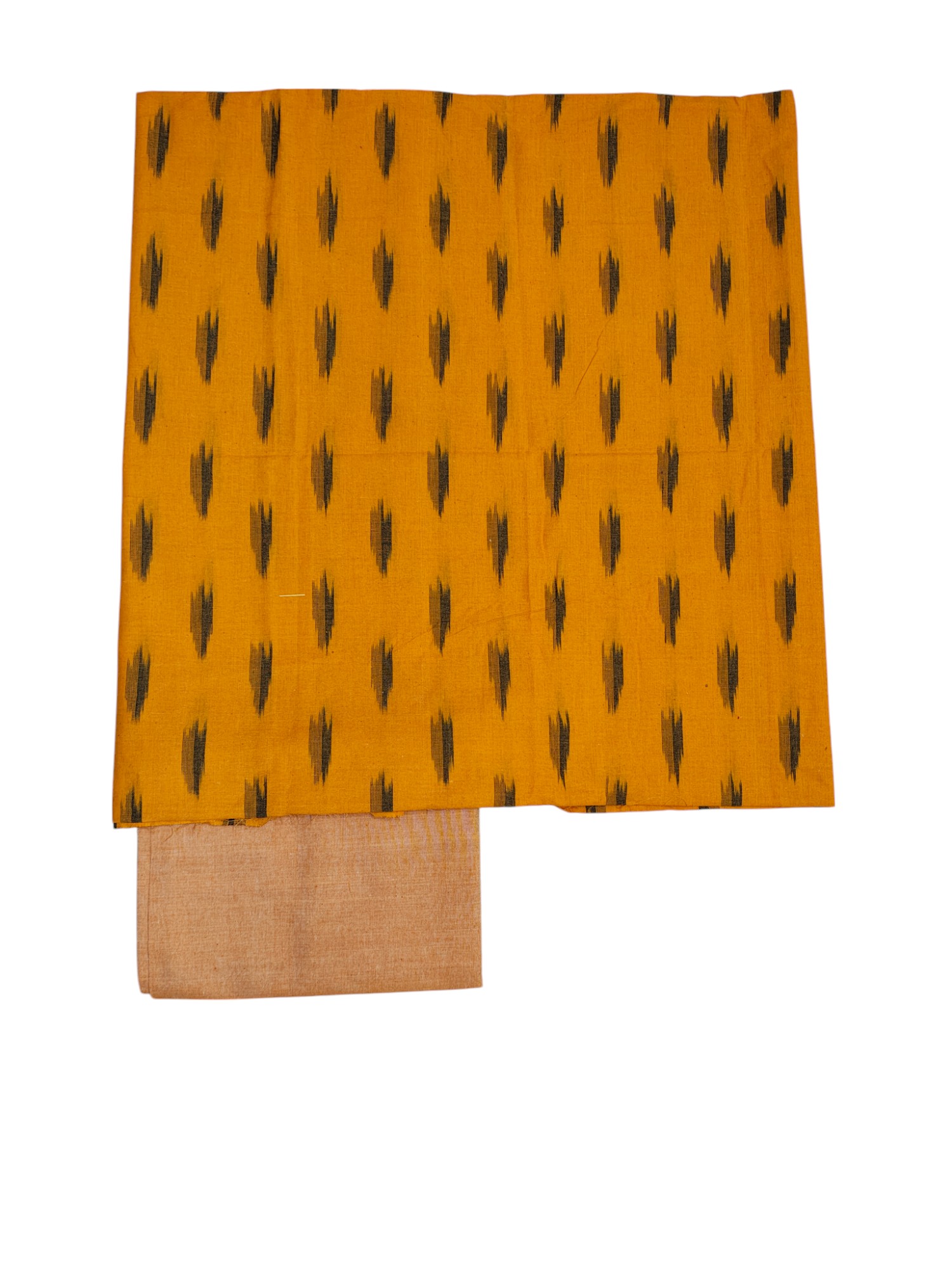 Yellow Pochampally Ikkat Cotton Unstitched Salwar Suit Set with Dupatta Yellow Pochampally Ikkat Cotton Unstitched Salwar Suit Set with Dupatta