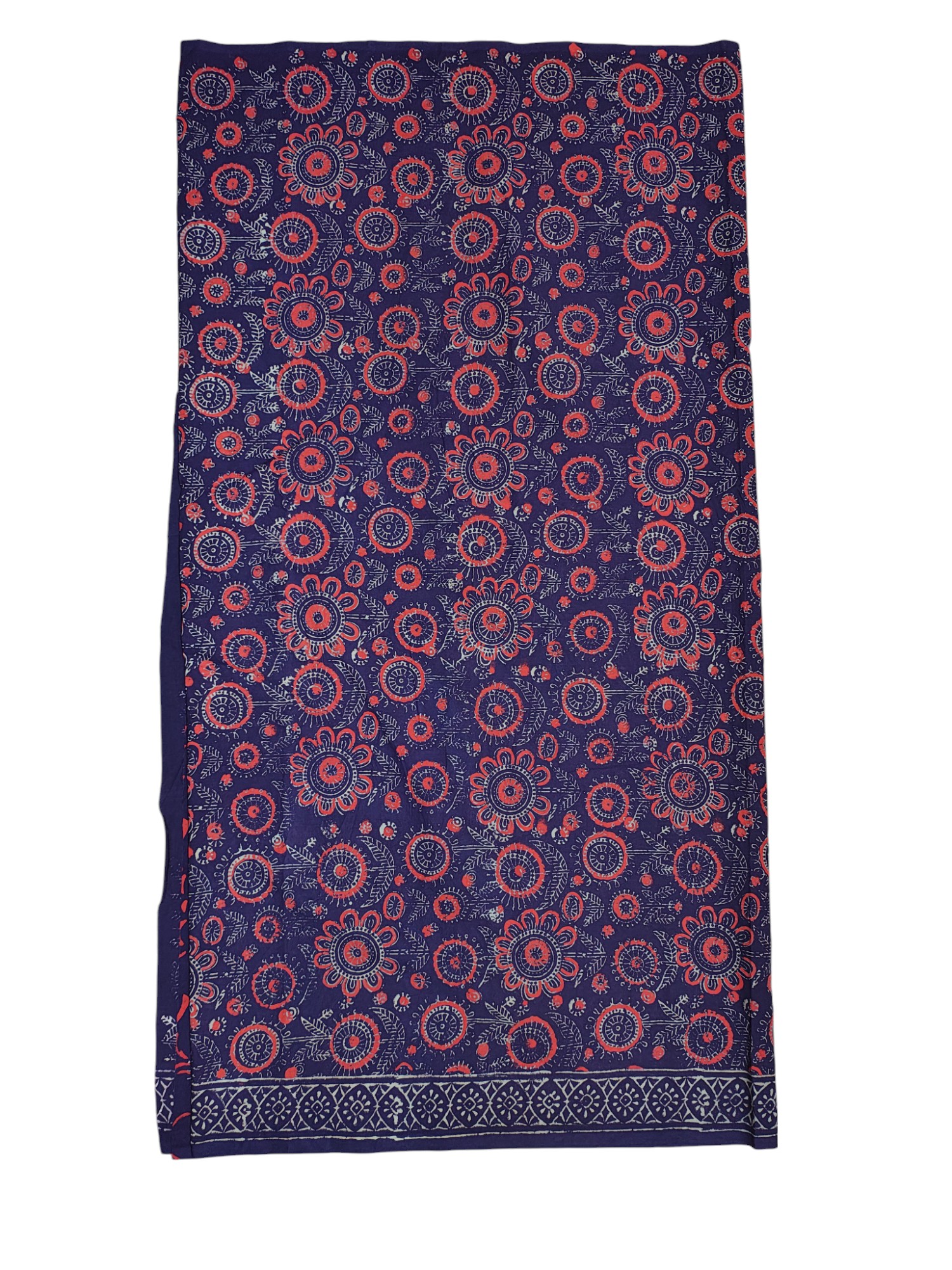 Purple Ajrakh Print Cotton Unstitched Salwar Suit Set with Linen Dupatta Purple Ajrakh Print Cotton Unstitched Salwar Suit Set with Linen Dupatta