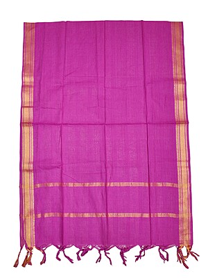 Green & Pink Mangalagiri Cotton Unstitched Salwar Suit Set with Dupatta for Women Green & Pink Mangalagiri Cotton Unstitched Salwar Suit Set with Dupatta for Women