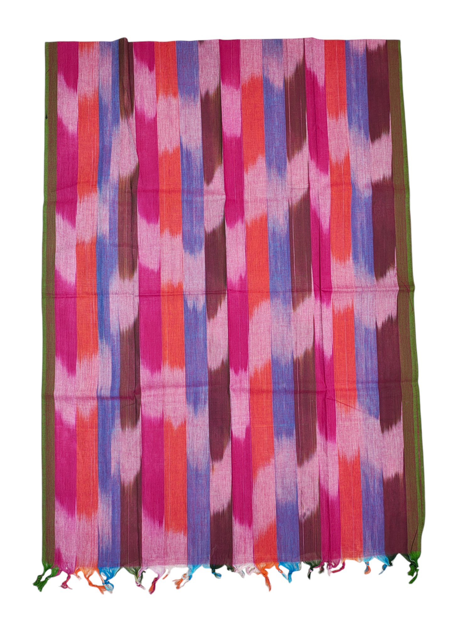 Pink Pochampally Ikkat Cotton Dress Material for women Pink Pochampally Ikkat Cotton Dress Material for women