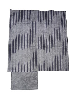 Grey Ikkat Unstitched Salwar Suit Dress Material with Dupatta Grey Ikkat Unstitched Salwar Suit Dress Material with Dupatta