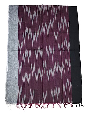Wine Ikkat Unstitched Salwar Suit Dress Material with Dupatta Wine Ikkat Unstitched Salwar Suit Dress Material with Dupatta
