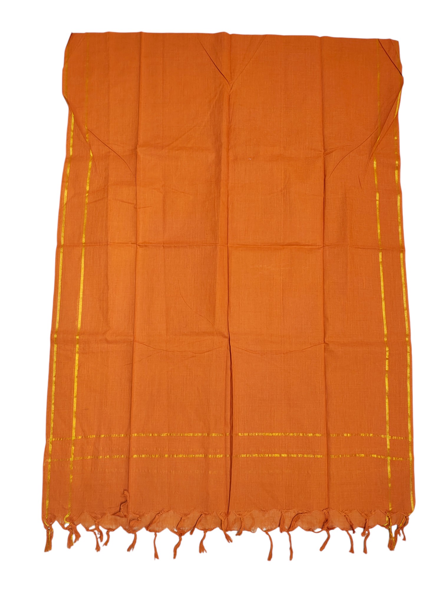 Yellow South Cotton Unstitched Salwar Suit Set with Dupatta for Women