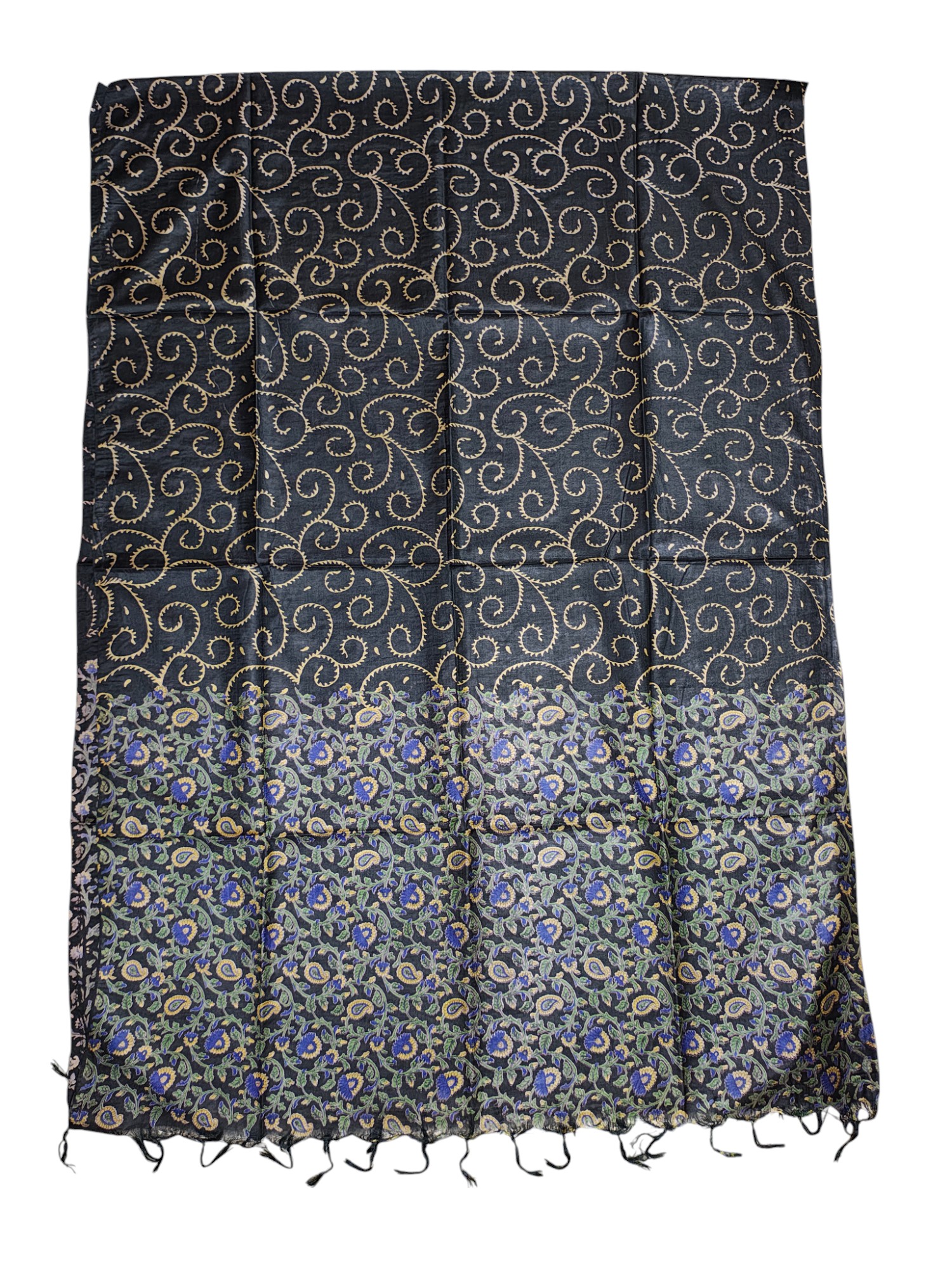 Black Ajrakh Block Print Silk Salwar Suit Set for Women Black Ajrakh Block Print Silk Salwar Suit Set for Women