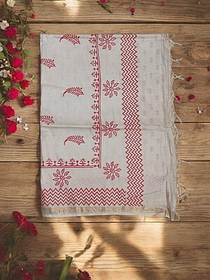 Lal Paar Durga Puja Bengali Katan Silk Saree for Women Lal Paar Durga Puja Bengali Katan Silk Saree for Women