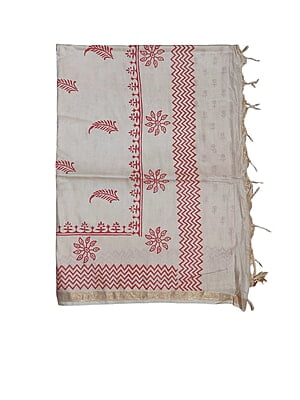 Lal Paar Durga Puja Bengali Katan Silk Saree for Women Lal Paar Durga Puja Bengali Katan Silk Saree for Women