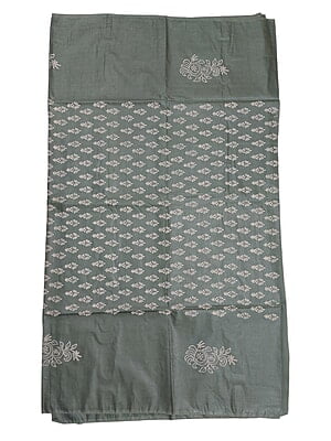 Olive Green Unstitched Batik Print Silk Salwar Suit Dress Material with Dupatta Olive Green Unstitched Batik Print Silk Salwar Suit Dress Material with Dupatta