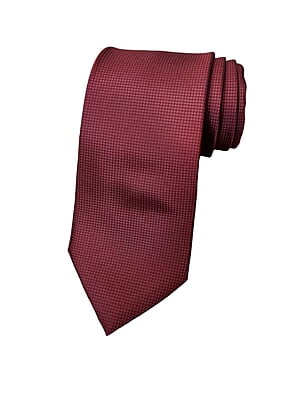 Burgundy Self Design Solid Microfiber Necktie Burgundy Self Design Solid Microfiber Necktie