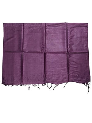 Wine Cotton Silk Solid Dupatta Wine Cotton Silk Solid Dupatta