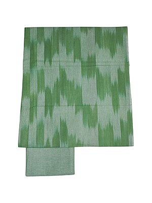 Mint Green Pochampally Ikkat Cotton Unstitched Salwar Suit Dress Material with Dupatta Mint Green Pochampally Ikkat Cotton Unstitched Salwar Suit Dress Material with Dupatta