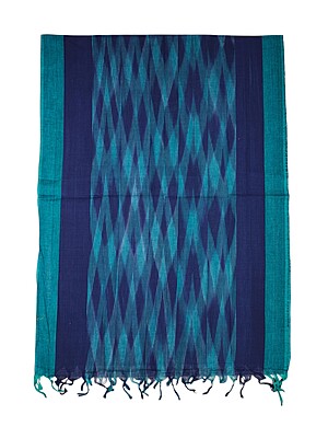 Light Blue Ikkat Cotton Unstitched Salwar Suit Dress Material with Dupatta Light Blue Ikkat Cotton Unstitched Salwar Suit Dress Material with Dupatta
