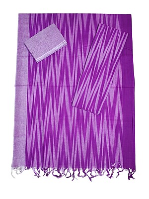 Lavender Ikkat Cotton Unstitched Salwar Suit Dress Material with Dupatta Lavender Ikkat Cotton Unstitched Salwar Suit Dress Material with Dupatta