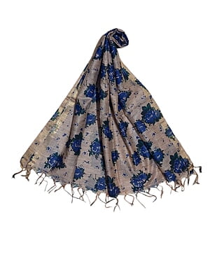 Blue & Green Kalamkari Unstitched Salwar Suit Dress Material with Dupatta Blue & Green Kalamkari Unstitched Salwar Suit Dress Material with Dupatta