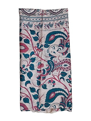Kalamkari Print Saree with Running Blouse Kalamkari Print Saree with Running Blouse