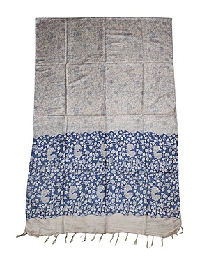 Indigo Kalamkari Unstitched Salwar Suit Dress Material with Dupatta Indigo Kalamkari Unstitched Salwar Suit Dress Material with Dupatta