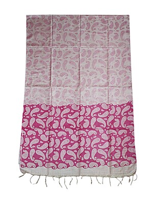 Pink & Green Kalamkari Unstitched Salwar Suit Dress Material with Dupatta Pink & Green Kalamkari Unstitched Salwar Suit Dress Material with Dupatta