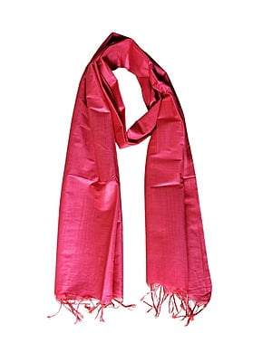 Magenta Cotton Silk Solid Dupatta Magenta Cotton Silk Solid Dupatta