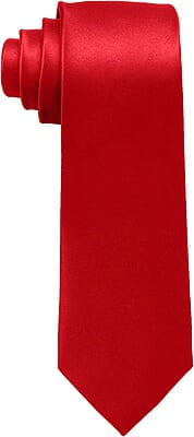 Maroon Solid Microfiber Silk Necktie