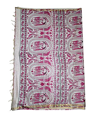 Pink Kalamkari Cotton Silk Saree with Unstitched Blouse for Women Pink Kalamkari Cotton Silk Saree with Unstitched Blouse for Women