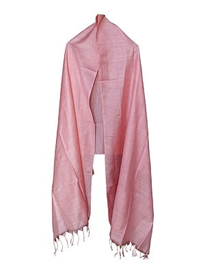 Pink Cotton Silk Solid Dupatta Pink Cotton Silk Solid Dupatta