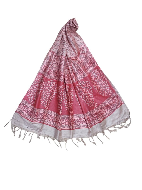 Yellow & Black Batik Print Cotton Silk Dupatta Yellow & Black Batik Print Cotton Silk Dupatta