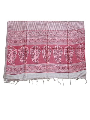 Yellow & Black Batik Print Cotton Silk Dupatta Yellow & Black Batik Print Cotton Silk Dupatta