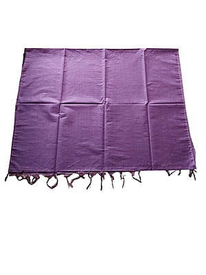 Purple Cotton Silk Solid Dupatta Purple Cotton Silk Solid Dupatta