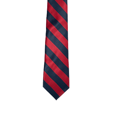 Red & Blue Striped Necktie Red & Blue Striped Necktie