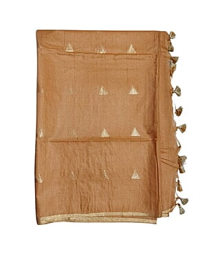Mustard Woven Kota Silk Saree with Running Blouse Mustard Woven Kota Silk Saree with Running Blouse