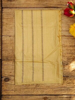 Yellow Woven Kota Silk Saree with Running Blouse Yellow Woven Kota Silk Saree with Running Blouse