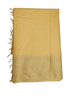 Yellow Woven Kota Silk Saree with Running Blouse Yellow Woven Kota Silk Saree with Running Blouse