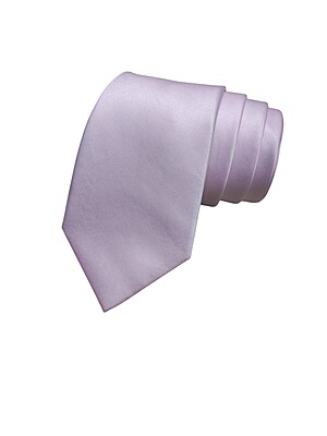 Pink Solid Microfiber Silk Necktie Pink Solid Microfiber Silk Necktie